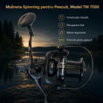 FOXMAG24 Mulineta Spinning pentru Pescuit, Model TM 7000 (FOX386285)