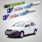 TeamCar Ștergătoare Skoda Fabia I Praktik 6Y5 2001-2007 | Set Față+Spate Hibrid - TeamCar® (TC-FABIA-I-PRAKTIK-525-475-360-H)