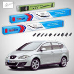 TeamCar Ștergătoare Seat Altea XL 5P5 2006-2015 | Set Față și Spate Flat - TeamCar® (TC-ALTEAXL5P5650650330FU)