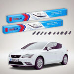 TeamCar Ștergătoare Seat Leon 5F1 2013-prezent | Set Față Flat - TeamCar® (TC-LEON5F1PB16650400FU)
