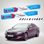 TeamCar Ștergătoare Skoda Superb 3V3 2015-prezent | Set Față Flat - TeamCar® (TC-SUPERB3V3PB19650450FU)