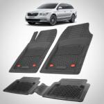 TeamCar® Covorase Skoda Superb II Combi Tavita Cauciuc Compatibile 2008-2015 | Negru (SKUddSKODAdd0010)