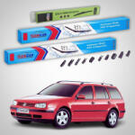 TeamCar Ștergătoare Volkswagen Golf 4 Variant 2002-2006 | Set Față și Spate Flat Premium - TeamCar® (TC-VWG4V0206530475380FP)
