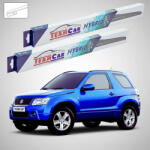 TeamCar Ștergătoare Suzuki Grand Vitara II JT 3 Uși 2005-2008 | Set Față Hibrid - TeamCar® (TC-GV2JT3U0508475475H)
