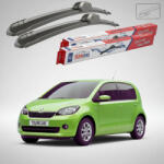 TeamCar Ștergătoare Skoda Citigo 2011-2012 | Set Față Flat - TeamCar® (TC-CITIGO-600-400-F-HOOK)