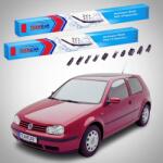 TeamCar Ștergătoare Volkswagen Golf 4 3 Uși 2002-2003 | Set Față Flat Premium - TeamCar® (TC-VWG43U0203530475FP)