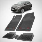 TeamCar® Covorase Fiat 500X Compatibile 2014-2018 | Black (FIAT3x002a)