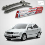 TeamCar Ștergătoare Skoda Fabia I 6Y3 1999-2007 | Set Față Flat - TeamCar® (TC-FABIA-I-530-480-F)