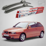 TeamCar Ștergătoare Seat Ibiza 6K1 1993-2002 | Set Față Flat - TeamCar® (TC-IBIZA6K1HOOK530480F)