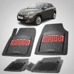 TeamCar® Covorase Fiat 500X Compatibile 2014-2018 | Red (FIAT3xgt002a)