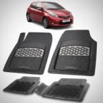 TeamCar® Covorase Toyota Yaris XP130 Hatchback Compatibile 2011-2014 | Silver (SZkuToyQ1)
