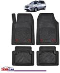 TeamCar® Covorase Auto TeamCar® Tip Tavita Compatibile Kia Carens Generatia II (2006-2013) Negru Material Rezistent (SKU-KIA-0020)