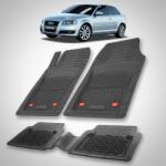 TeamCar® Covorase Audi A3 8P Hatchback 3 Usi Compatibile 2003-2013 | Black (SKU-AUDIA38PHATCHBACK3UȘI-fe78286f)