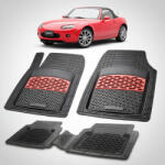 TeamCar Covorașe Mazda MX-5 NC Soft Top 2005-2008 | Red Edition - TeamCar® (TCMAZDAMX5N1DRF)