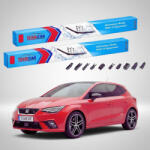 TeamCar Ștergătoare Seat Ibiza KJ1 2017-prezent | Set Față Flat - TeamCar® (TC-IBIZAKJ1PB16650400FU)