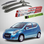 TeamCar Ștergătoare Suzuki Alto V GF 2009-2015 | Set Față și Spate Flat - TeamCar® (TC-ALTOVGF530340250F)