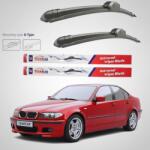 TeamCar Ștergătoare BMW Seria 3 E46 Sedan (1998-2005) Flat | Set Față - TeamCar® (BMWE46SD9805FL575500)