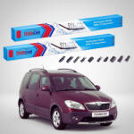 TeamCar Ștergătoare Skoda Roomster 5J 2013-2015 | Set Față Flat - TeamCar® (TC-ROOMSTER5JB530530FU)