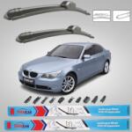 TeamCar Ștergătoare BMW Seria 5 E60 Sedan (2003-2007) | Set Față - TeamCar® (BMWE60SD0307ST600575)