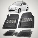 TeamCar® Covorase Fiat 500 Hatchback Facelift Compatibile 2015-2024 | Silver (FIuuATycm002q)
