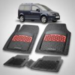 TeamCar® Covorase Tip Tavita Compatibile Volkswagen Caddy 2010-2015 , Red (SKk7dc3vw688uH59)