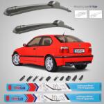 TeamCar Ștergătoare BMW Seria 3 E36 Compact (1994-2000) | Set Față - TeamCar® (TCBMWS3E36CP94000SF)