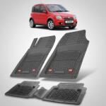 TeamCar® Covorase Fiat Panda II Compatibile 2003-2012 | Negru (FiatPand(20032012)3009LXX1)