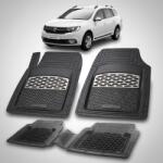 TeamCar Covorase Tip Tavita Compatibile Dacia Logan MCV 2017-2021 , Silver (S442w6kk3jj6JH59)