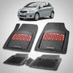 TeamCar® Covorase Toyota Yaris XP90 Hatchback Compatibile 2009-2011 | Red (SkuToyQZE)
