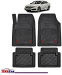 TeamCar® Covorașe Auto TeamCar® Tip Tăviță Compatibile Honda Civic 10 (2016-2021) - Sedan (HONDA-10-SEDAN)