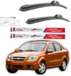 TeamCar Stergatoare Chevrolet Aveo (T250, T255) 2006 - 2011 - Set fata Flat (TCLchkj8KS43w)