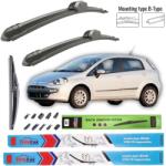TeamCar Stergatoare Fiat Punto Evo 5 doors (199) 2009-2012 - Set Complet (TCfia490u7YT)