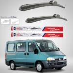TeamCar Set stergătoare Fiat Ducato 2002-2006 Flat - Set față (4TCducBlo525556)