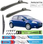 TeamCar Stergatoare Fiat Punto (Grande 199) 2005-2011 - Set Complet (TCfia765H66YT)