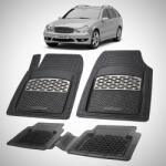 TeamCar® Covorase Mercedes-Benz C-Class Compatibile S203 2001-2007 | Silver (69qE72tr4CA560)