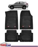 TeamCar® Covorase Auto TeamCar® Tip Tavita Compatibile Toyota RAV4 III (2006-2012) Negru Material Rezistent (SKU-RAV4III-20062012w)
