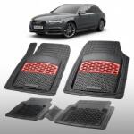 TeamCar® Covorase Audi A6 Compatibile C7 Avant 2011-2018 | Tavita Cauciuc | Red (SKU9DIA6C7AVANTBREAy6bc7ba)