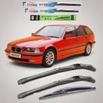 TeamCar Ștergătoare BMW Seria 3 E36 Touring (1995-1999) Hibrid | Set Complet - TeamCar® (BMWE36TU9599HB525500375)