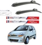 TeamCar Stergatoare Chevrolet Spark HATCHBACK 2005-2010 - Set fata Flat (TCL43597D64t0)