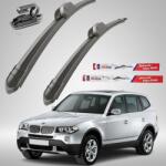 TeamCar Ștergătoare BMW X3 E83 (2003-2006) Pre-Facelift Flat | Set Față - TeamCar® (71-F5h6RRQ113W)