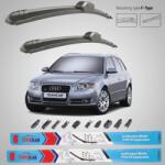 TeamCar Ștergătoare Audi A4 Avant B7 (2004-2008) Flat | Set față - TeamCar® (1-TC-AUDI-A4B7-600-500)