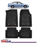 TeamCar® Covorașe Auto TeamCar® Tip Tăviță Compatibile Honda Civic 7 (2000-2005) - Sedan (HONDA-7-SEDAN-p)