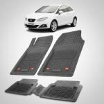 TeamCar Covorase Seat Ibiza Hatchback 3 Usi Compatibile 2008-2012 | Black (1SEATTEAMcC)