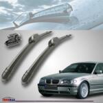 TeamCar Ștergătoare BMW Seria 3 E46 Sedan (1998-2005) Flat | Set față - 61619071613 TeamCar® (TC-BMW-E46-550-500)
