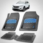 TeamCar Covorase Auto Hyundai Grand Santa Fe (2013-2015) - Cauciuc Tip Tavita-Blue (HYUa77wqw6Ua2015)