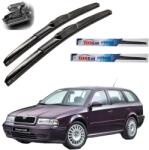 TeamCar Ștergătoare Skoda Octavia I Combi (1U5) (1996-2004) | Set Față Hibrid - TeamCar® (63-F5h6RRQ113W)