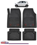 TeamCar® Covorase Auto TeamCar® Tip Tavita Compatibile Smart Forfour Generatia II (2014-2021) Negru Material Rezistent (SKU-SMART-0005)