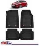 TeamCar Covorase Auto TeamCar® Kia Rio YB (2017-prezent) - Negru - Cauciuc Rezistent Tip Tavita (KIA-9F260DCB)