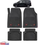 TeamCar Covorase Auto TeamCar® Tip Tavita Compatibile Peugeot Partner/Rifter (2018-2024) Negru Material Rezistent (CVR-PEUGEOTPARTNERIII-2018)