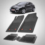 TeamCar Covorase Auto TeamCar® Tip Tavita Compatibile Renault Megane III Coupe (2008-2016) Negru Material Rezistent (apf/555673-hhr/91)